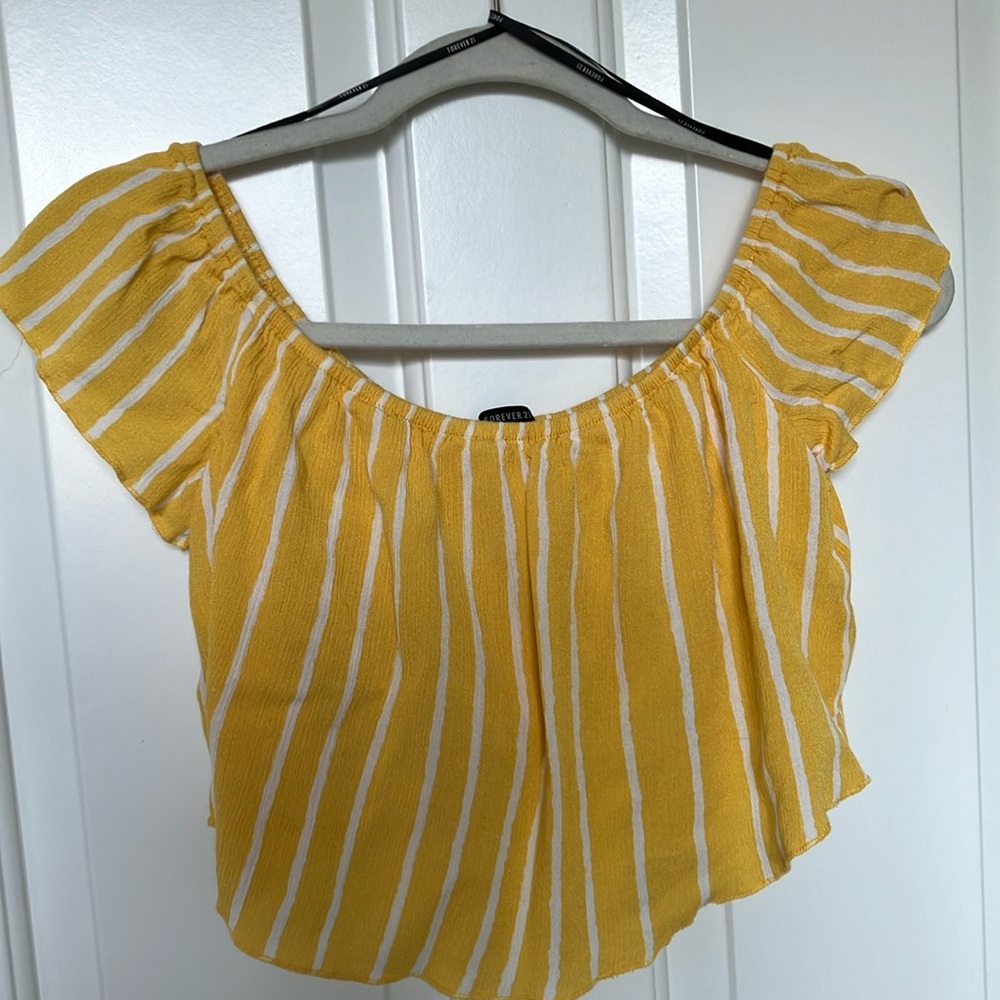 Colorful summer crop top